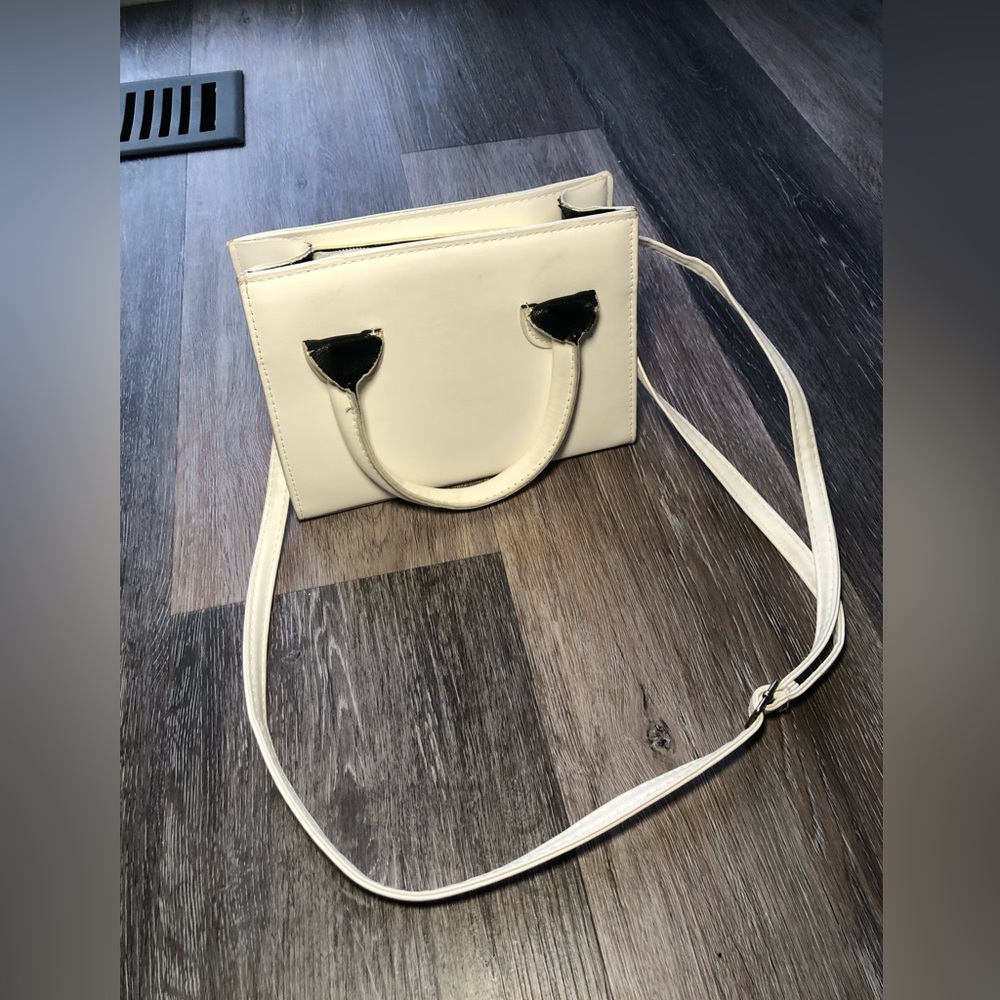 Elegant White Handbag Small
